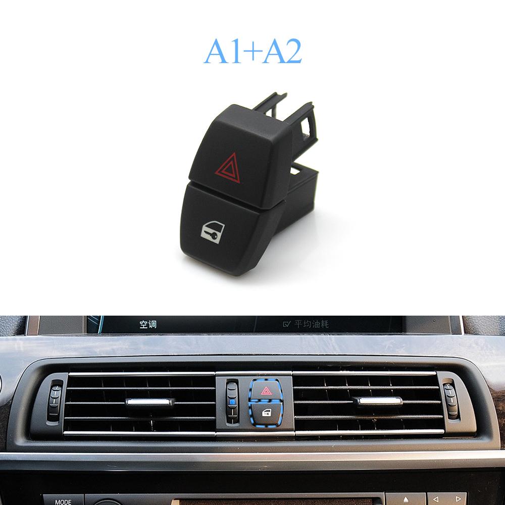 Car Hazard Warning Light Door Lock Button Switch For BMW For BMW 5 6 7 X3 Series F07 F06 F12 F13 F10 F11 F18 F01 F02 F04 F25