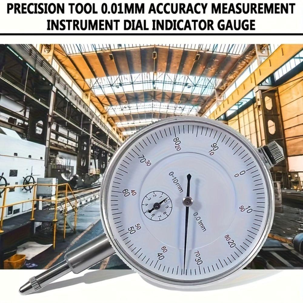 0.01 Resolution Dial Indicator Precision Design Measurement Instrument  Precision Engineering