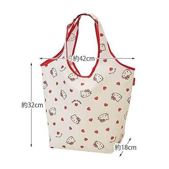 Skater Shopping Bag Pouch Eco Hello Kitty Sanrio 420mm wide x 320mm high 180mm gusset KBS42P