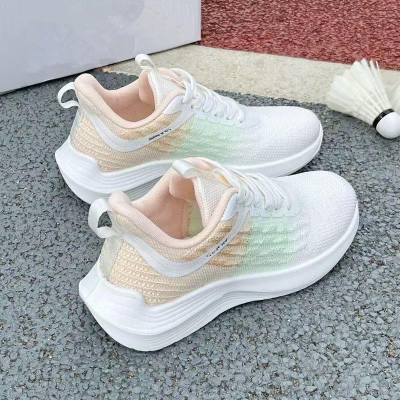 Female students running sports shoes men's shoes spring and summer new trendy versatile breathable high-value casual shoes