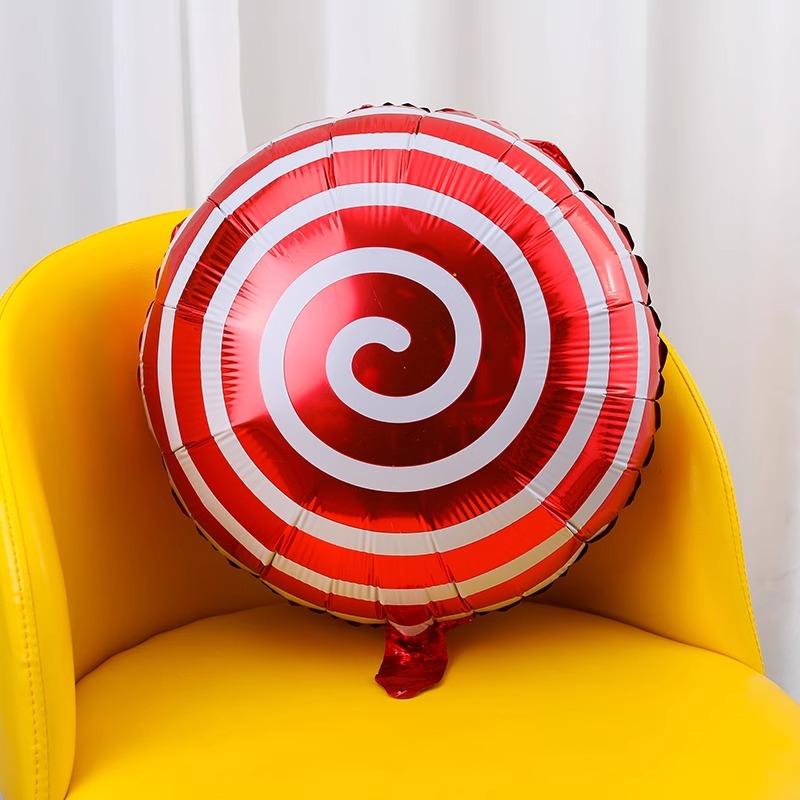 Children'S Cartoon Lollipop Aluminum Film Balloon Outdoor Spring Outing Graduation Photo Props Birthday Decoration Small Gifts