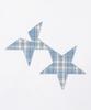 CAVISH Twin Star Check Applique Ls Tee White(Cv2Gsut555A)