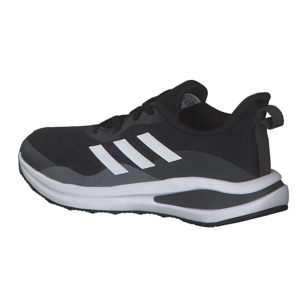Running Shoes Fortalan Lace Running LIF89 Kids Core Six Cm [Adidas] Black/Footwear White/Gray (GY7597) 17.5