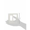 Panasonic Cosmo Series Wide 21 Switch + Outlet Plate for 2 Stations White WT8112W