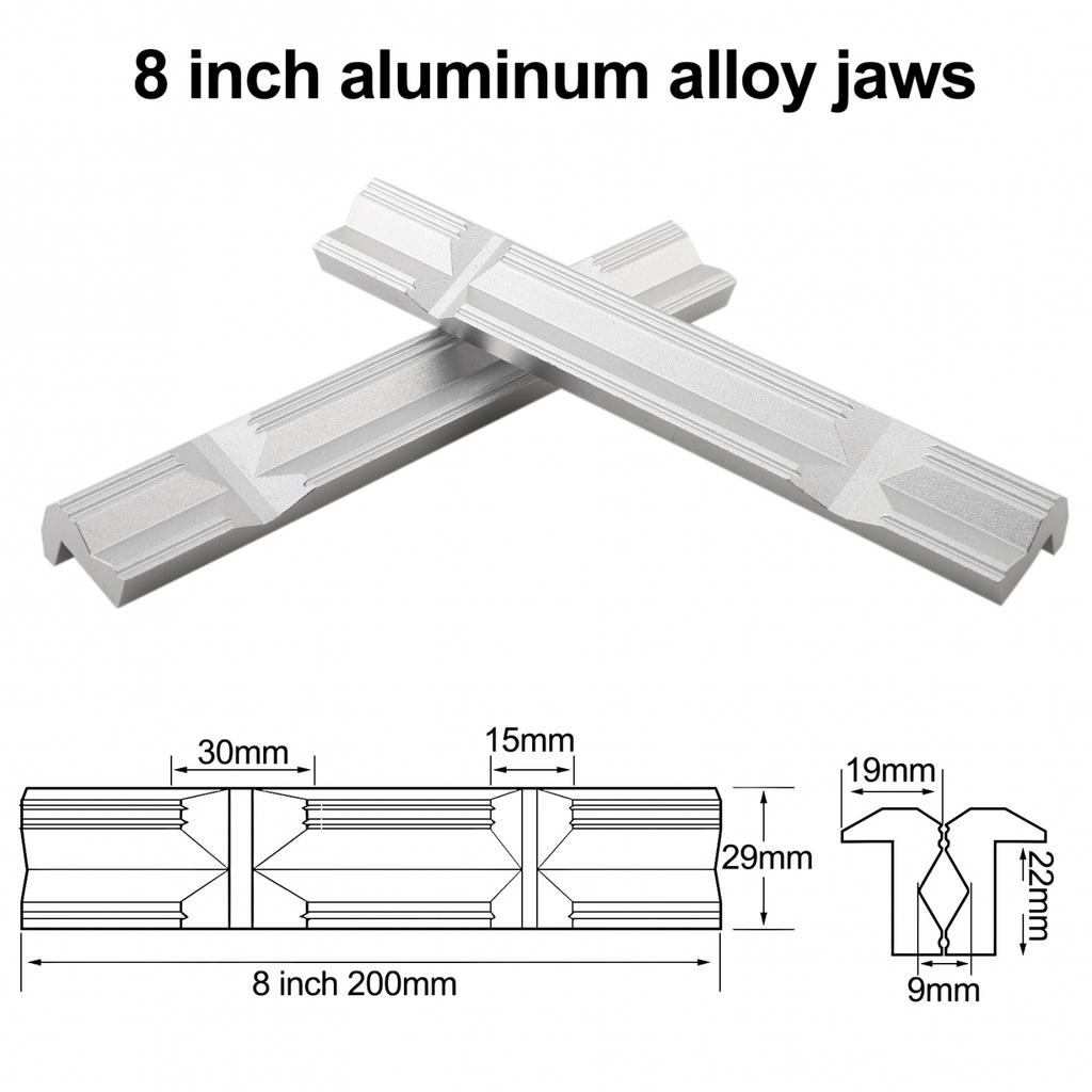 Efficient Aluminum V Clip for CNC Milling Steel Vise 4 Inch and 8 Inch