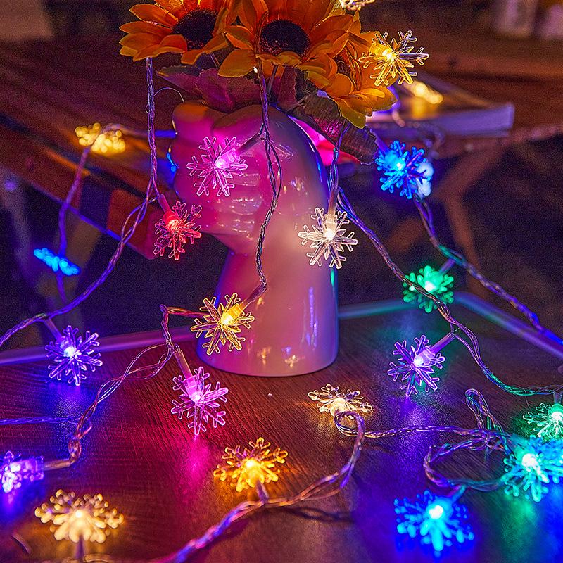 LED Star Fairy Lights: Battery & USB Decorative String for Camping, Street Stalls, and Christmas