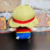 15cm One Piece Anime Figure Cute Zoro Luffy Toys Kawaii Statue Figure Model Dolls Pendant Kids Xmas Gifts