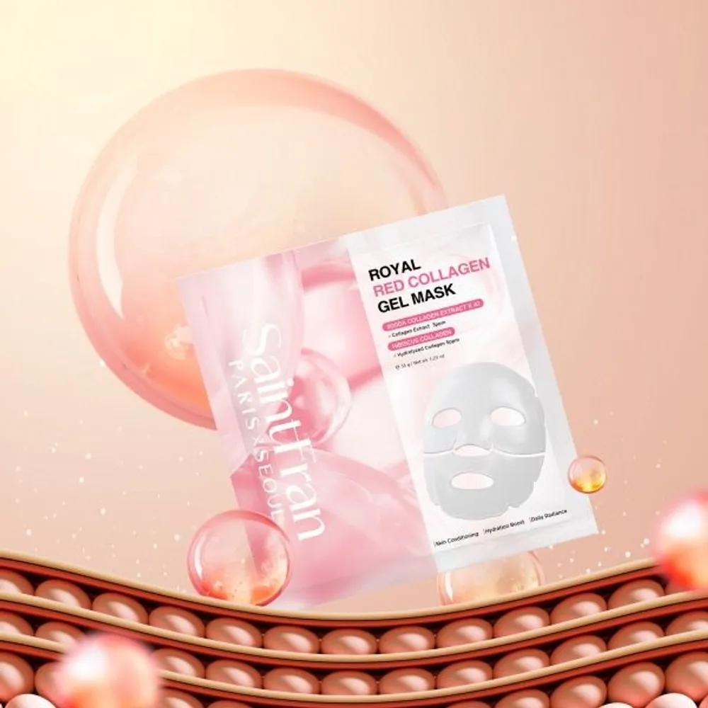 [SAINT FRAN] Royal Red Collagen Mask 35g x 4 pcs