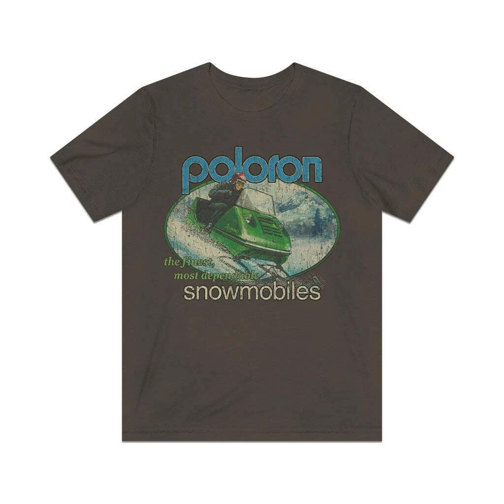 Poloron Snowmobiles 1970 Vintage Men s T shirt S