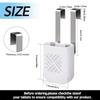 Toilet Tank Tablet Holder Cleaning Bracket Storage Toilet Tank Cleaning Tablet Holder for Hotel Home Residential Bathroom