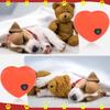 Heartbeat Simulator Soothing Heartbeat Puppy Toy Realistic Portable Dog Heartbeat Toy Calming Puppy Toys for Kitten Dog