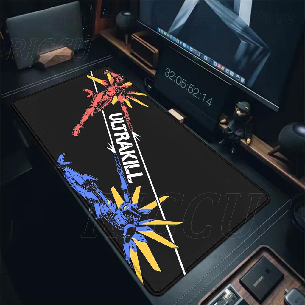 Tappetino per Mouse Sparatutto Retro Veloce ULTRAKILL Tappetino Mouse per Computer Tappetino Mouse per PC Gaming Tappetino Mouse Grande per Scrivania Ufficio Tappetino per Scrivania da Gamer
