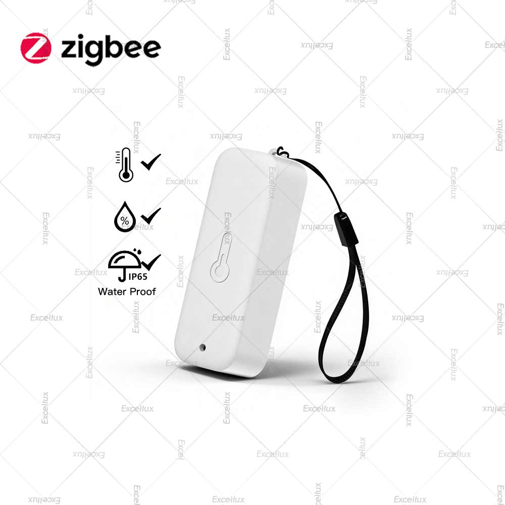 Zigbee 3.0 Temperature &Humidity Sensor,IP65 Waterproof,Tuya Smart Life Indoor Outdoor Smart Home Sensor Zigbee Gateway Required Zigbee(no screen)