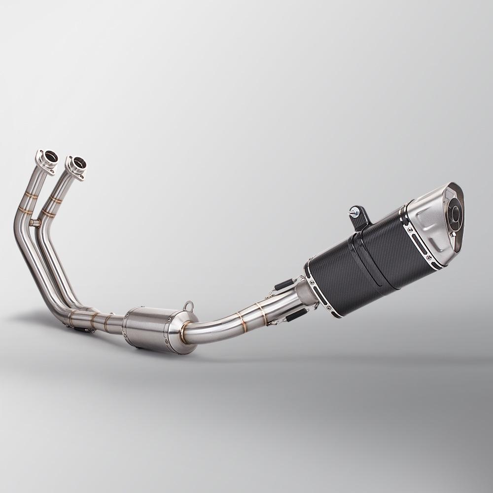 Stainless Steel Exhaust System for GSX8S/8R 2024: Full M11 Tail Header Modification
