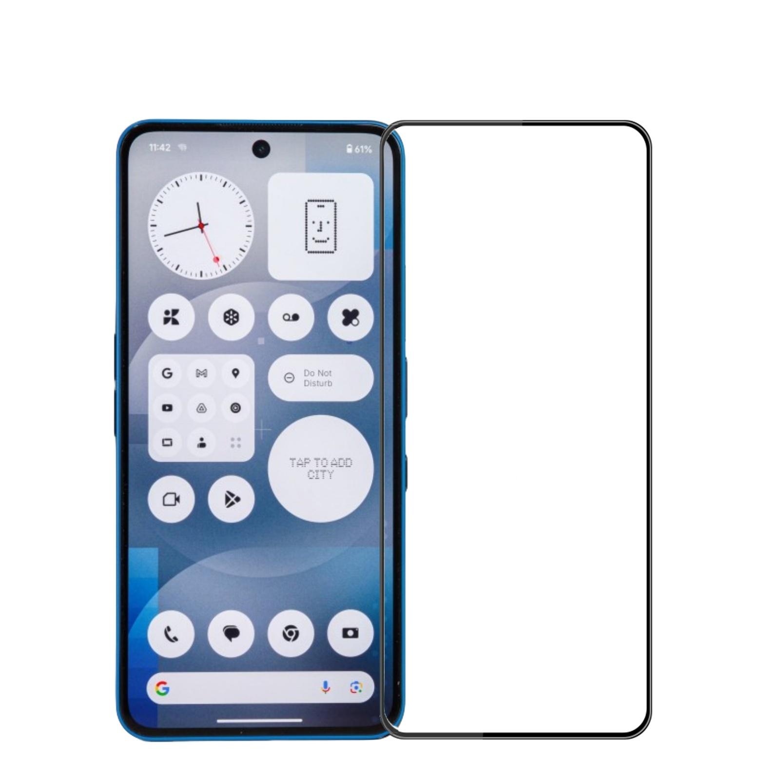 

Ні за що Телефон (3а) Pro/Nothing Phone (3а) Захисна плівка MOFI 9H 3D вигнуте загартоване скло A