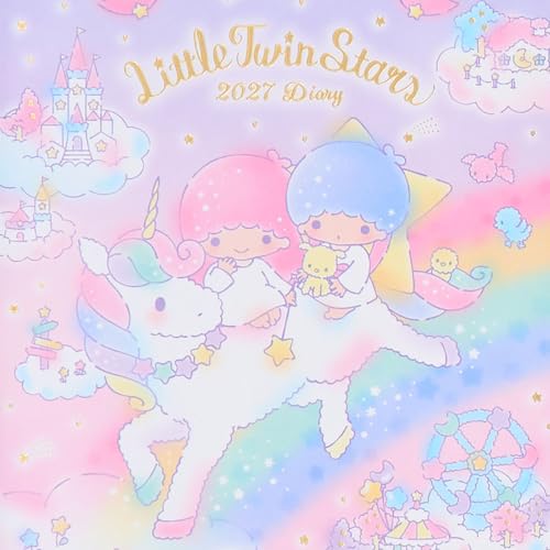 Sanrio B6 Diary (Block Type) 2027 Little Twin Stars Kiki & Lala October Start Planner Schedule Book 922790