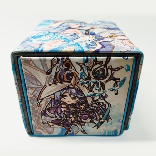 Horizontal Magnetic Deck Case with PU Leather Card Sleeves for Yu-Gi-Oh!, Pokemon, and Duel Masters Cards (Product Code: 5s06282115zh-12)