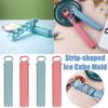 Portable Pull-out Ice Making Molds Long Strip Quick-Freezing Silicone Mold Reusable DIY Ice Cube Tray Kitchen