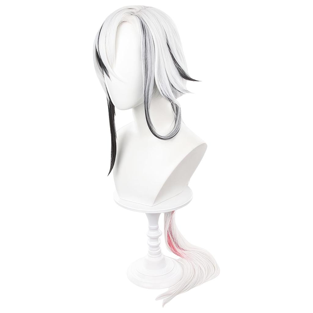 Genshin Impact Fatui 4. služebník Arlecchino Cosplay paruka s pro školní kulturní a fotografické akce Enforcer, Sedadlo, Paruka, Žáruvzdorná, Síťka, Události,