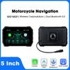 5 inch Wireless CarPlay Moto Android Auto Motorcycle GPS Navigation Display Screen Portable Digital Motorcycle Dashboard