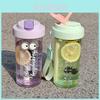 Summer Flower Tea Cup With Straw And Large Capacity For Office And Home Use