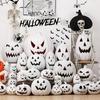 Luminous White Pumpkin Lantern: Large Halloween Decoration for Shopping Malls & Theme Events