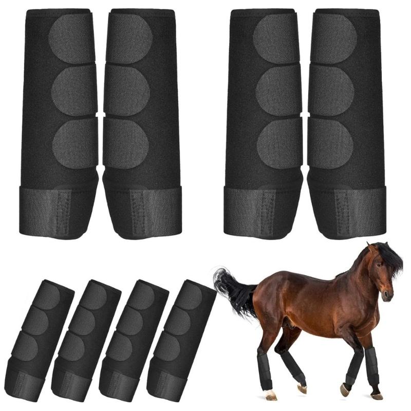 Horse Leg Support Boot Brushing Horse Boot Horse Foreleg Hindleg Wraps Horse Protective Gear and Training Equipment
