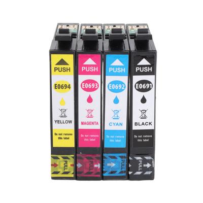 Cartucho de Tinta para Impresora de 4 Colores T0691 T0692 T0693 T0694 Cartucho de Tinta BK C M Y para Stylus CX5000