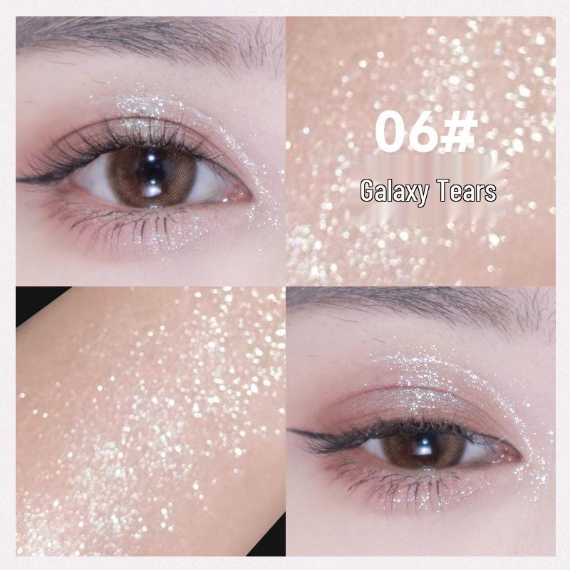 NOVO6076 Iridescent Eyeshadow Stick: Quick, Easy One-Swipe Makeup for Students & Parties. Ideal for Busy or Lazy Days. Super Hot & On-Trend!