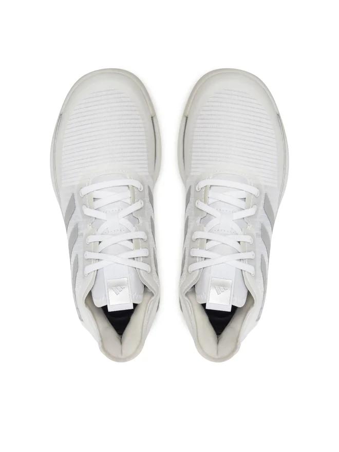 Adidas crazyflight sneakers mesh Cloud White/Silver Metallic/Grey One