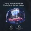 Meat Defroster Machine Large Capacity Kitchen Meat Defrosting Tray Electric Defroster Box Rechargeable UV Terilization Thaw Box
