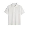 Summer Men's Casual Shirt Fashionable Solid Color Polyester Fiber Design Short Sleeved Comfortable Polo Shirt