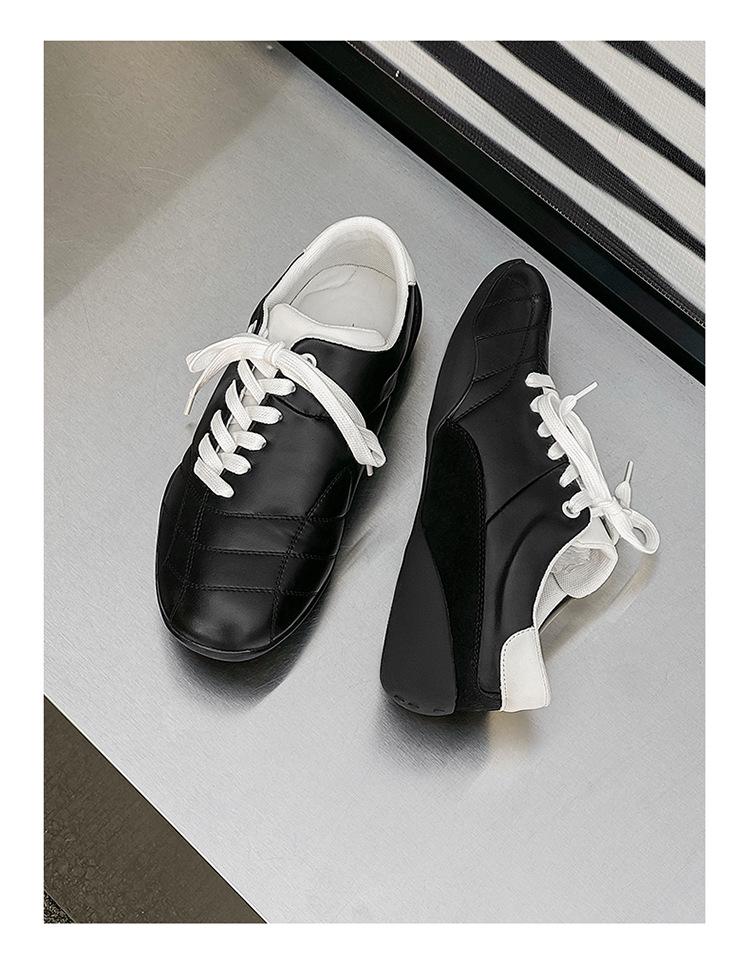 2025 Spring Retro Diagonal Lace-Up Unisex Thick-Soled Casual Sports Shoes