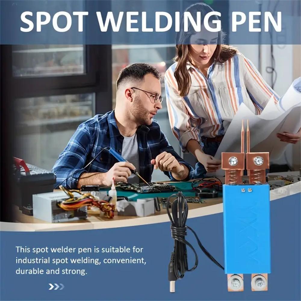 DIY Spot Welder Pen Hand-held 18650 Battery Spot Welding Pen MachineAutomatic Trigger Electric Iron Tools