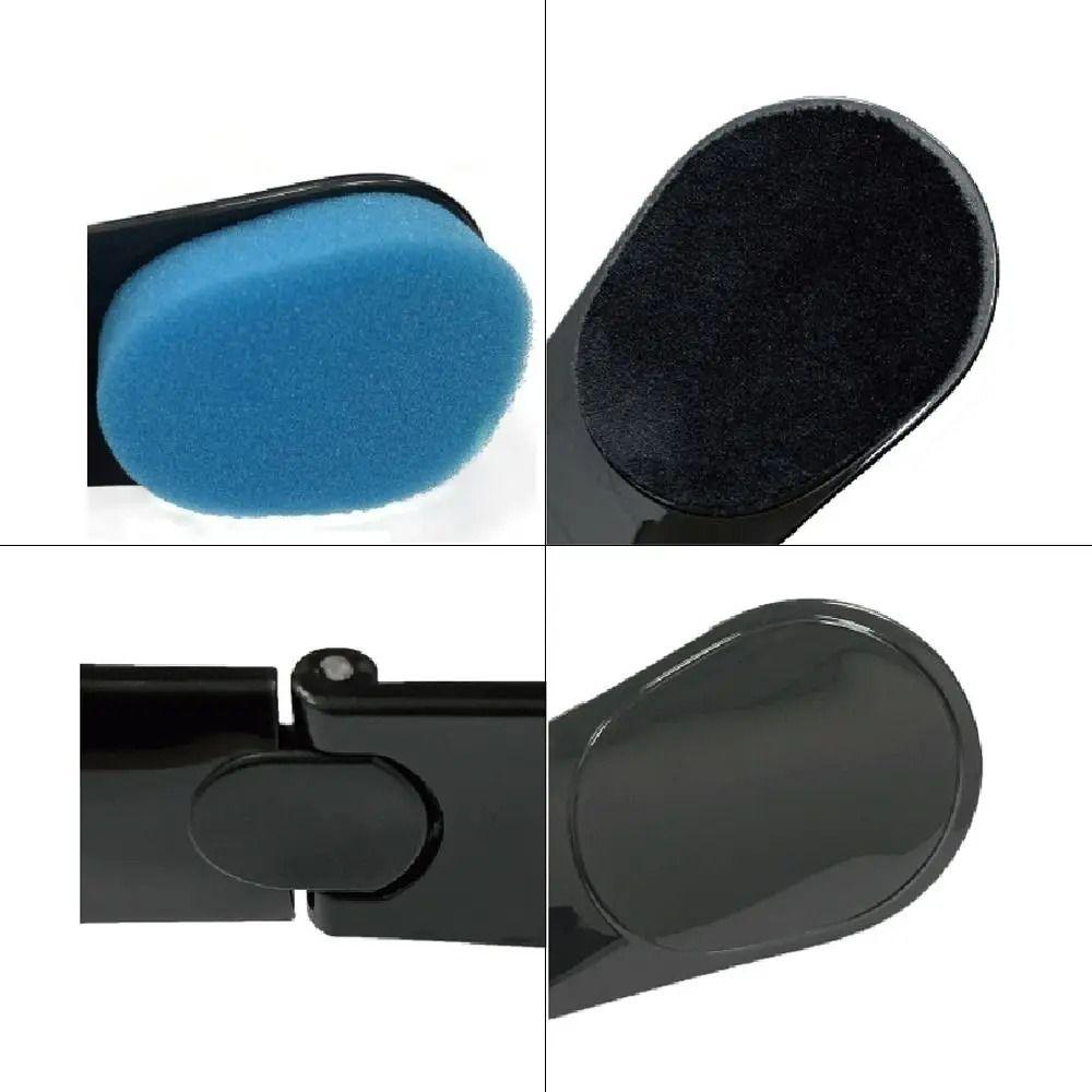 Foldable Sponge Back Applicator Long Handle Bathing Tool Convenient Back Beauty Brush Women