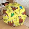 1PC Monkey Banana Umbrella-8-Rib Reinforced Portable Folding Travel Suitable for All Seasons Outdoor Daily Use-H0367