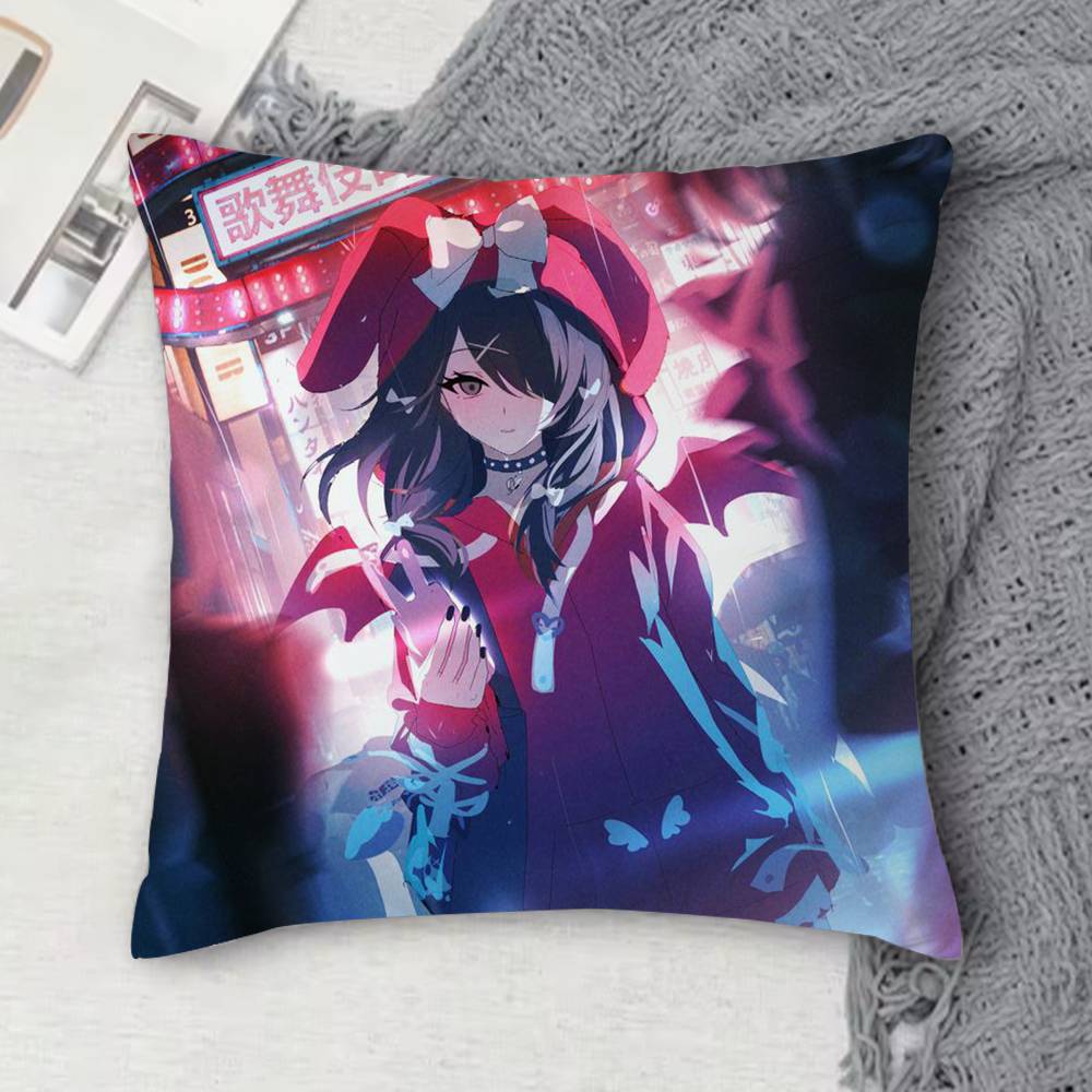 AAme Chan Needy Streamer Overload Doublesided Printed Square Decorative Cushion Cover for Sofa Living Room Home Decor