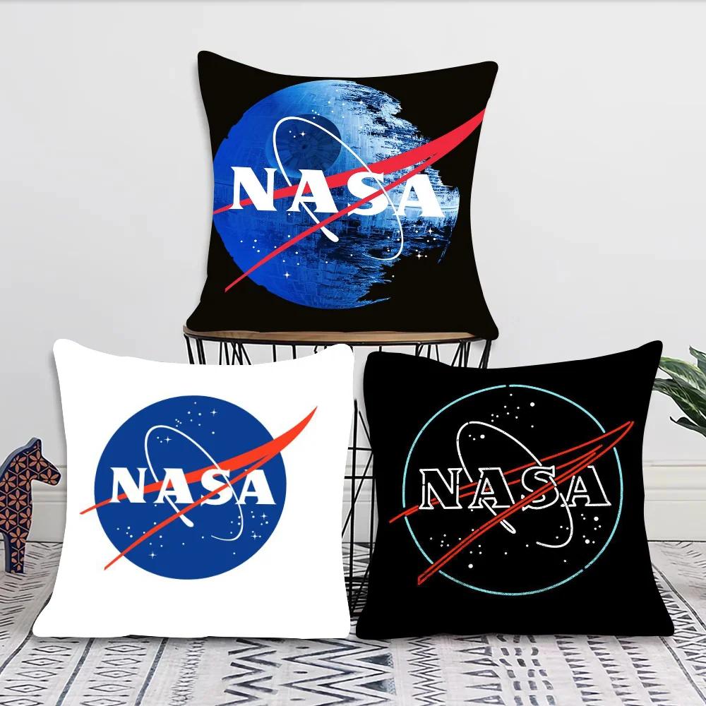 1pc NASA Pillow Case Square Bedroom Sofa Leisure Comfort Cushion Car Living Room Home Decoration