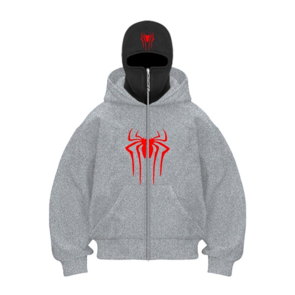 Automne et Hiver 2025 Nouveau Vêtement de Sport Décontracté pour Homme et Femme avec Design de Masque à Capuche, Sweat à Capuche Grande Taille Sportif et Tendance