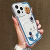 Card Slot Holder Silicone Wallet Pocket Case For Samsung S23 S24 S25 Plus iPhone 17 Air 16 14 Pro Max Oppo Reno 10 11 12 Pro Cover Clear Phone Bumper