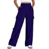 Womens Cargo Sweatpants Wide Leg Pants Baggy Joggers With Pockets