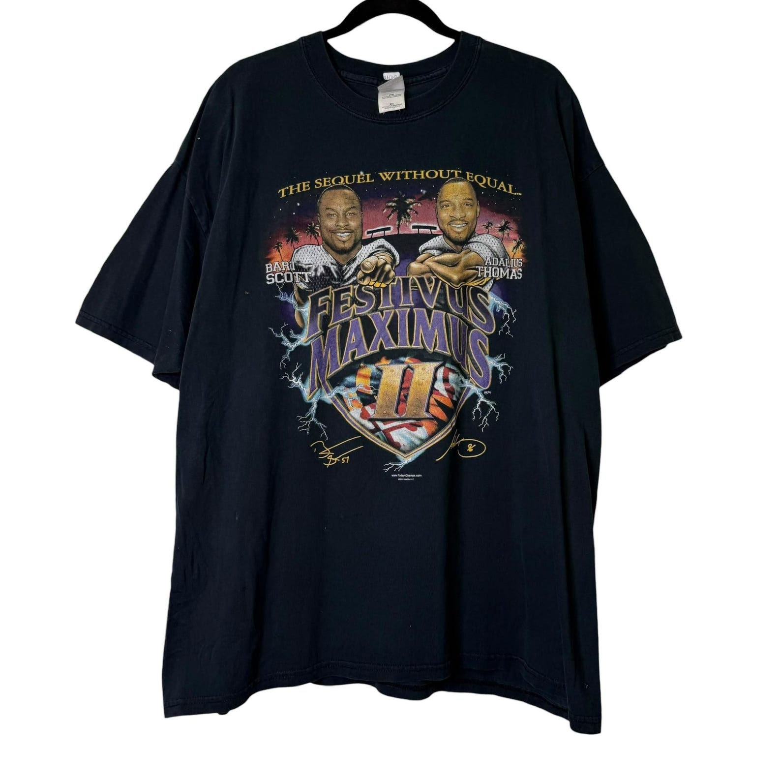 2000s Baltimore Ravens T shirt Sz 2XL (B1669) L