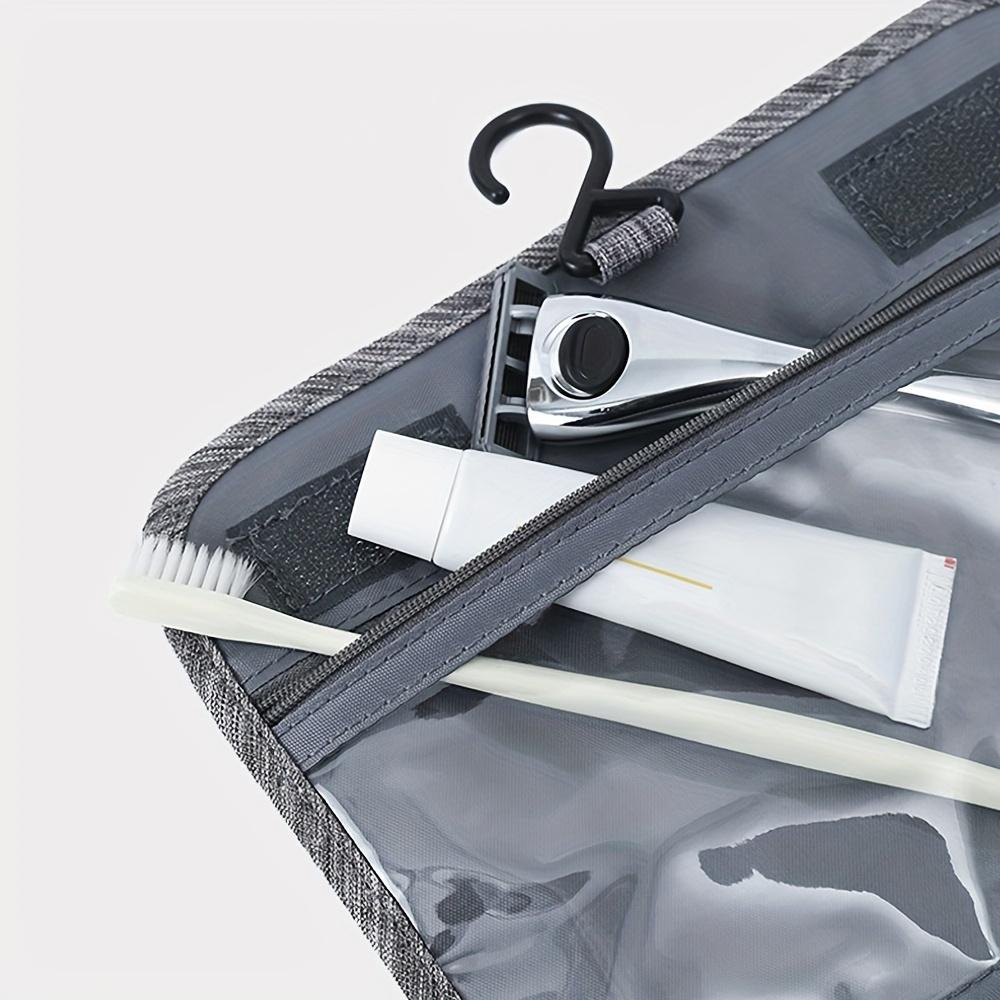 1pc Toiletry Bag Hook Multi Functional Makeup Bag Waterproof Cosmetic Storage Bag Bathroom Organizer Portable Travel Storage Bag