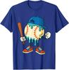 Cream Drip Baseball Sports Baseball Drip Unisex T-Shirt
