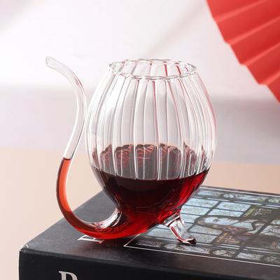 Tazza di vetro creativa con cannuccia per bevande fredde, bicchiere da vino, bicchiere da succo, scoiattolo, uso domestico, bar per feste, trasparente