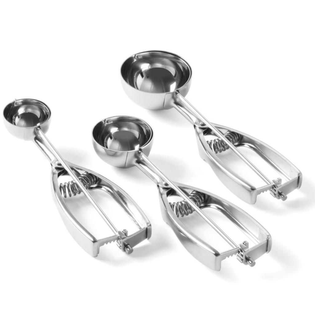 Gałkownica do nakładania lodów kitchen line stal nierdzewna 1/40l - hendi 572719