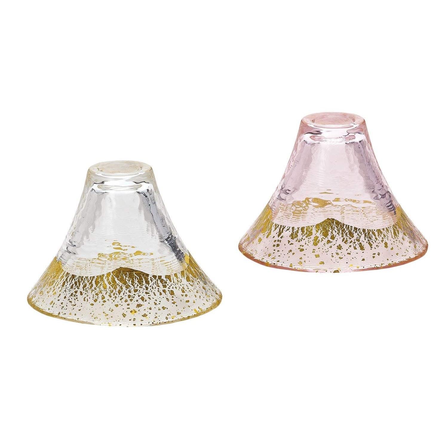 

Toyo Sasaki Glass Cold Sake Set Shofuku Cup Mount Fuji Made Japan Pink Clear 65ml 2 Pieces G636-T73 Size / Diameter 7.6 Height 5.3cm Maximum 7.6cm