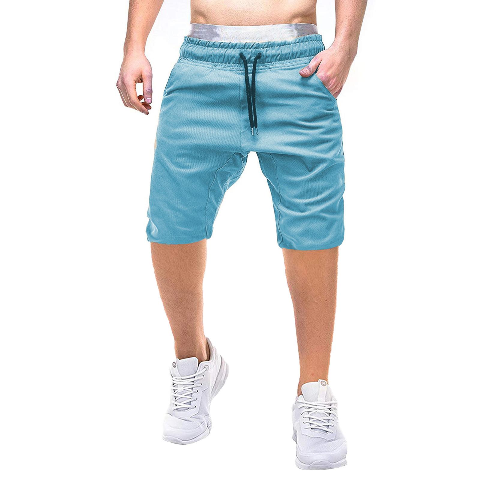 

Мужские спортивные цветные повязки, повседневные свободные спортивные штаны, шорты на шнуровке, брюки M