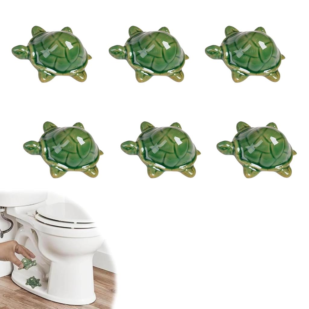 Ceramic Turtle Knob Covers Toilet, Toilet Bolt Covers Decorative, Turtle Toilets Bolt Cover,  for Bathroom Decor, Housewarming Gifts & Decor Lovers
