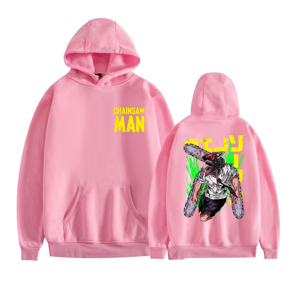 Hot Chainsaw Man Funny Hoodie Hip Hop Graphic Sweatshirts Streetwear Harajuku Tracksuit